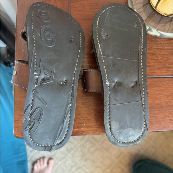 Leather Earth Sandals - Picture 2 of 4